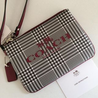 コーチ(COACH)のコーチ☆完売☆チェック柄☆ポーチ☆スマホケース☆お財布バッグ☆ミニバッグ☆(ポーチ)