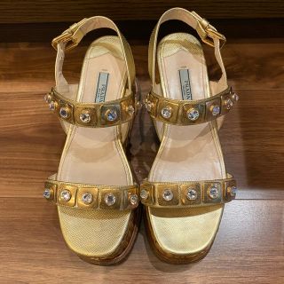 プラダ(PRADA)のPRADA プラダ　厚底サンダル　レディース(サンダル)