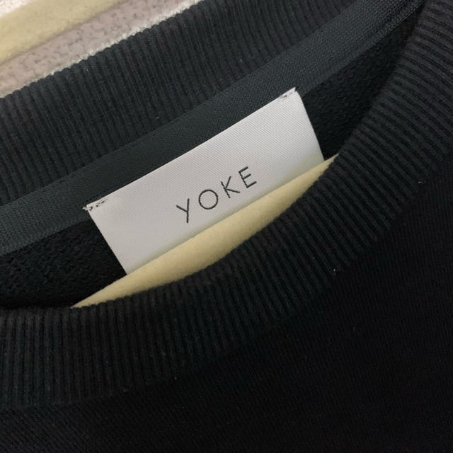 YOKE 18aw OVERSIZED PIPPING SWEAT