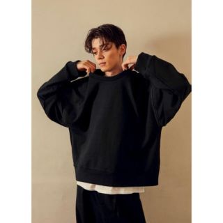 サンシー(SUNSEA)のYOKE 18AW OVERSIZED PIPPING SWEAT(スウェット)