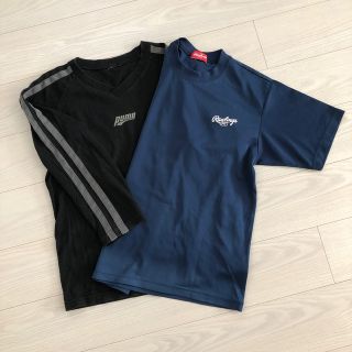 ローリングス(Rawlings)のローリングス半袖紺Tシャツ(Tシャツ/カットソー(半袖/袖なし))