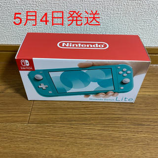 ニンテンドースイッチ(Nintendo Switch)の【新品未使用】Nintendo Switch  Lite ターコイズ(携帯用ゲーム機本体)