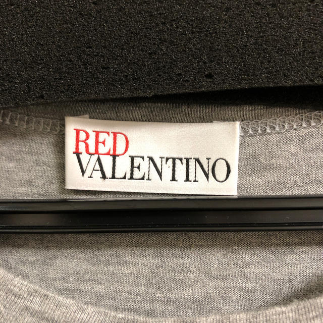 RED VALENTINO(レッドヴァレンティノ)のレッドヴァレンティノ  レース付きTシャツ　S レディースのトップス(Tシャツ(半袖/袖なし))の商品写真