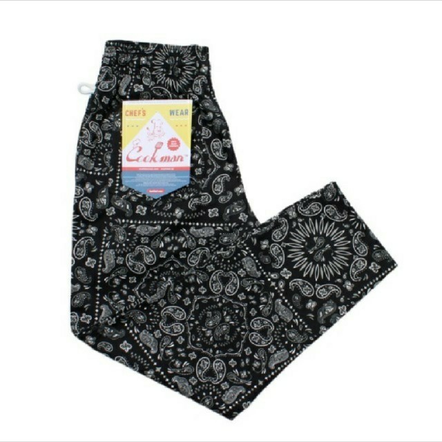 Supreme(シュプリーム)のヨシ様専用 cookman Chef Pants Paisley Black メンズのパンツ(ワークパンツ/カーゴパンツ)の商品写真