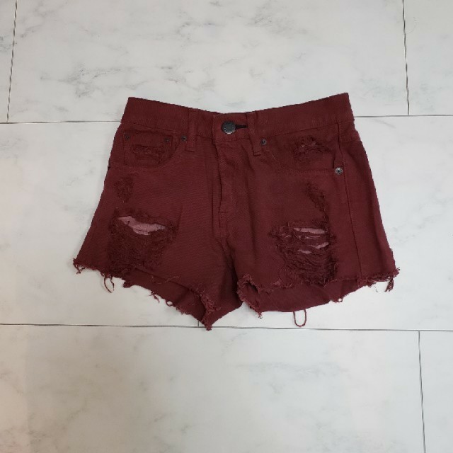 moussy(マウジー)のマウジークラッシュショートパンツ レディースのパンツ(ショートパンツ)の商品写真