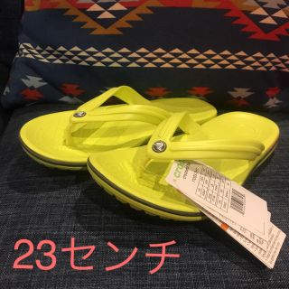 クロックス(crocs)のクロックス　ビーチサンダル　23センチ(サンダル)