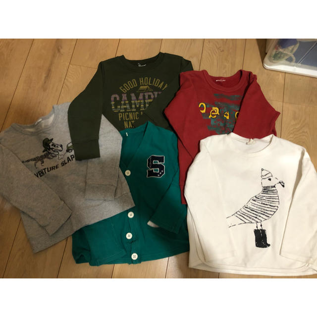 3can4on(サンカンシオン)のまとめ売り１１０から１２０サイズ　　 ５点セット キッズ/ベビー/マタニティのキッズ服男の子用(90cm~)(Tシャツ/カットソー)の商品写真