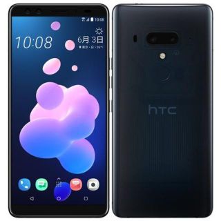 ハリウッドトレーディングカンパニー(HTC)のHTC U12+ SIMフリー 国内外対応周波数多数！白ロム美品(スマートフォン本体)