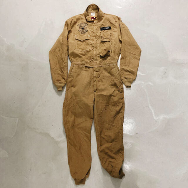 PGI 80s FIRE DEPT. VTG Hazmat Jumpsuit メンズのジャケット/アウター(カバーオール)の商品写真