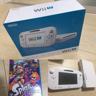 ウィーユー(Wii U)のWii U premium set 32GB プレミアムセット スプラトゥーン(家庭用ゲーム機本体)