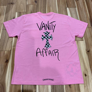 クロムハーツ(Chrome Hearts)のレア 新品 クロムハーツ matty boy ピンク Tシャツ サイズXL(Tシャツ/カットソー(半袖/袖なし))