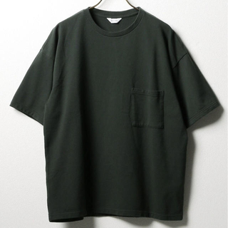 コモリ(COMOLI)のWELLDER 20SS Tシャツグリーン4オーラリーAURALEE(Tシャツ/カットソー(半袖/袖なし))