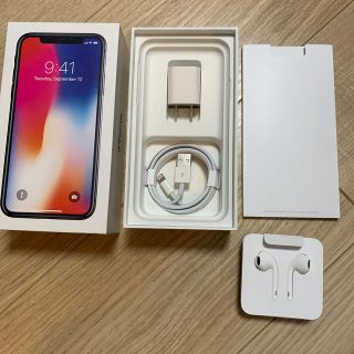 アイフォーン(iPhone)のiPhonex 箱、充電器、イヤホン(ヘッドフォン/イヤフォン)