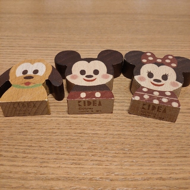 Disney(ディズニー)のDisney　KIDEAミッキー　ミニー　プルート キッズ/ベビー/マタニティのおもちゃ(積み木/ブロック)の商品写真