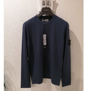 ストーンアイランド(STONE ISLAND)の新品未使用正規品STONE ISLAND 20SSサマーニット ネイビーM(ニット/セーター)