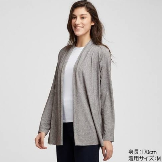 UNIQLO(ユニクロ)の【タグ付新品】ユニクロ　エアリズムUVカットシームレスストールカーディガン レディースのトップス(カーディガン)の商品写真