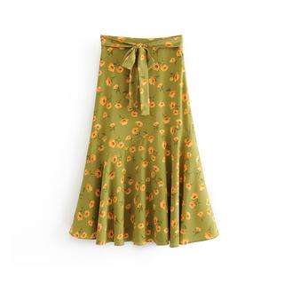 ザラ(ZARA)の1587＊S/S レトロ 花柄 フレアスカート  (ひざ丈スカート)