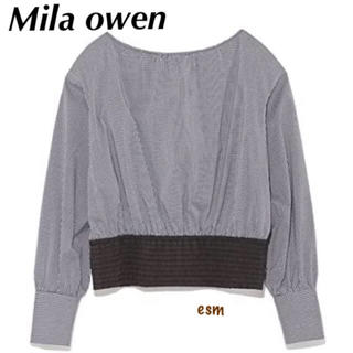 ミラオーウェン(Mila Owen)のMila owen☆ミラオーウェン☆コルセット風ブラウス(シャツ/ブラウス(長袖/七分))