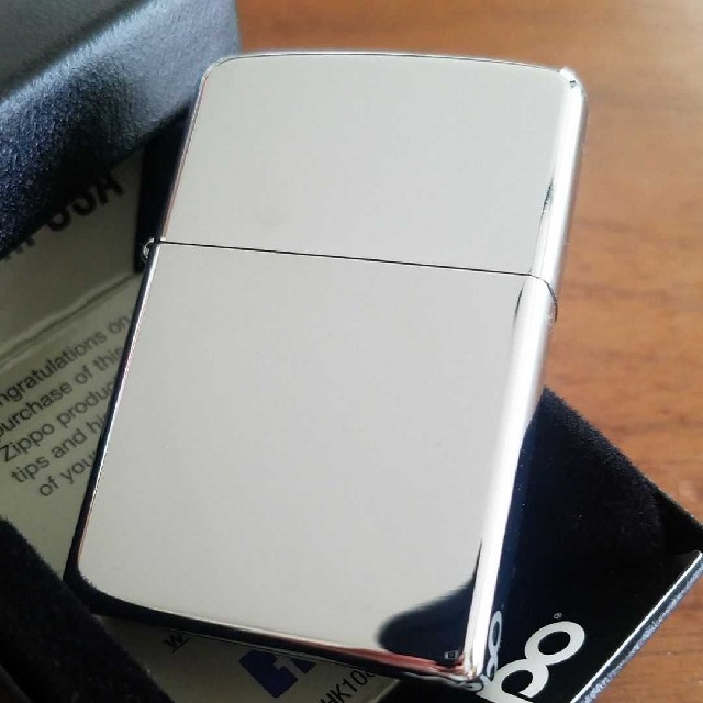 ZIPPO(ジッポー)の【新品】【未使用】シルバー 鏡面仕上げ ハイポリッシュ Zippo メンズのファッション小物(タバコグッズ)の商品写真