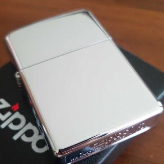 ジッポー(ZIPPO)の【新品】【未使用】シルバー 鏡面仕上げ ハイポリッシュ Zippo(タバコグッズ)