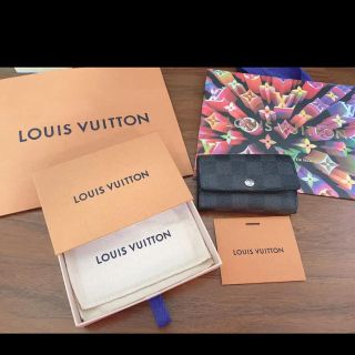 ルイヴィトン(LOUIS VUITTON)のLOUIS VUITTON ルイヴィトン  キーケース　ダミエ　黒(キーケース)