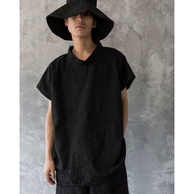 BLACKCondition18SS kujaku クジャク ver.embroidery 残照プルオーバー