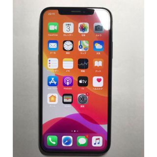 アップル(Apple)のiphone X 64G SIMフリー　残債無し(スマートフォン本体)