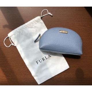 フルラ(Furla)の栞様⭐︎FURLAポーチ スモーキーブルー(ポーチ)