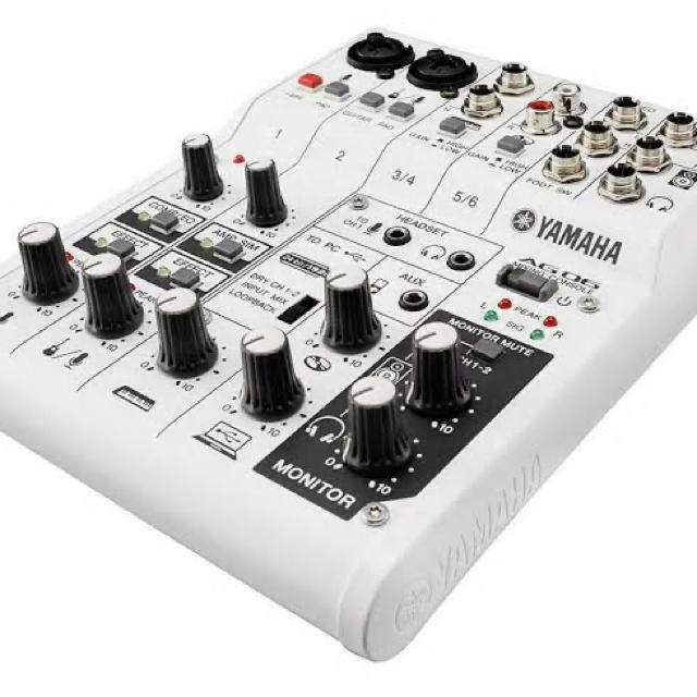 ヤマハ(ヤマハ)の★まなぶ様専用【新品・未開封（品薄）】YAMAHA AG06 ミキサー 楽器のDTM/DAW(オーディオインターフェイス)の商品写真