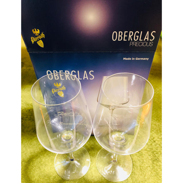 ワイングラス [OBERGLAS] precious 2点セットドイツ製 インテリア/住まい/日用品のキッチン/食器(グラス/カップ)の商品写真