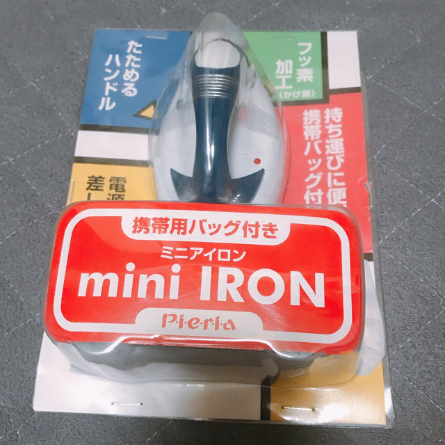 ドウシシャ(ドウシシャ)のミニアイロン　mini IRON スマホ/家電/カメラの生活家電(アイロン)の商品写真