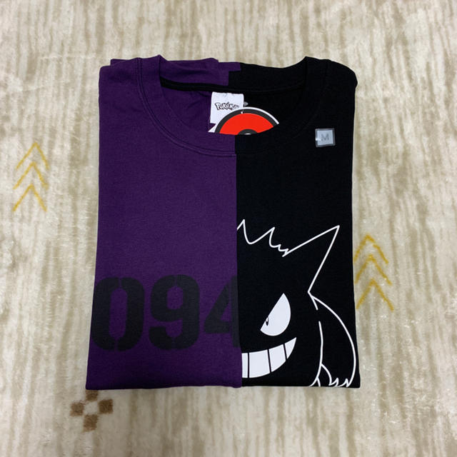 GU(ジーユー)のGU ポケモン ゲンガー コットンビッグT 5分袖 メンズのトップス(Tシャツ/カットソー(半袖/袖なし))の商品写真