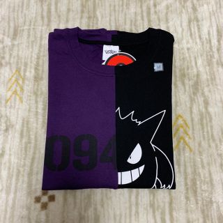 ジーユー(GU)のGU ポケモン ゲンガー コットンビッグT 5分袖(Tシャツ/カットソー(半袖/袖なし))