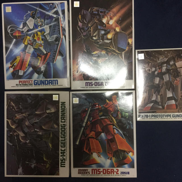 ガンプラ旧キット未組み立てMSVガンダムまとめ売り