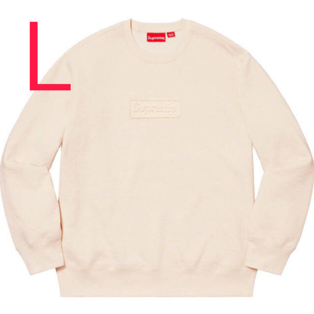 Supreme(シュプリーム)のCutout Logo Crewneck Natural メンズのトップス(スウェット)の商品写真