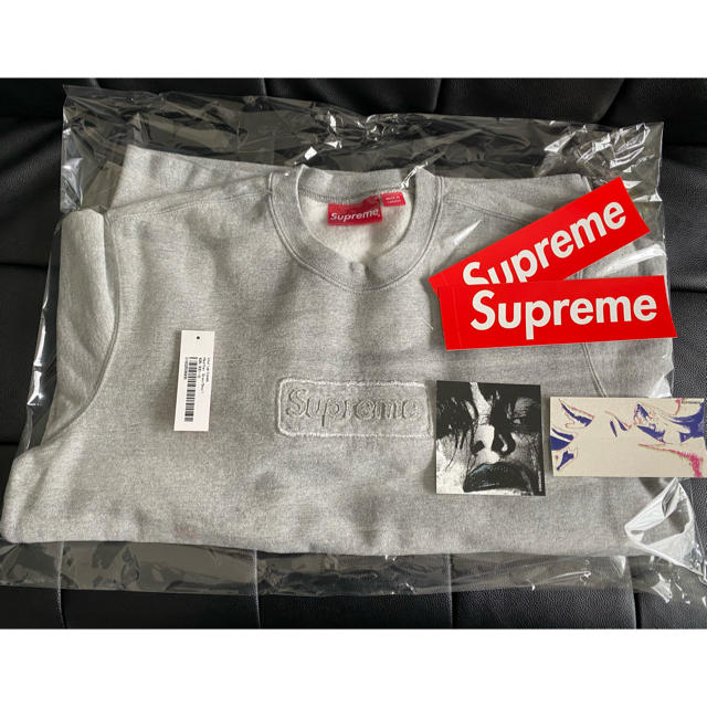 トップスSupreme  Cutout Logo Crewneck Sサイズ