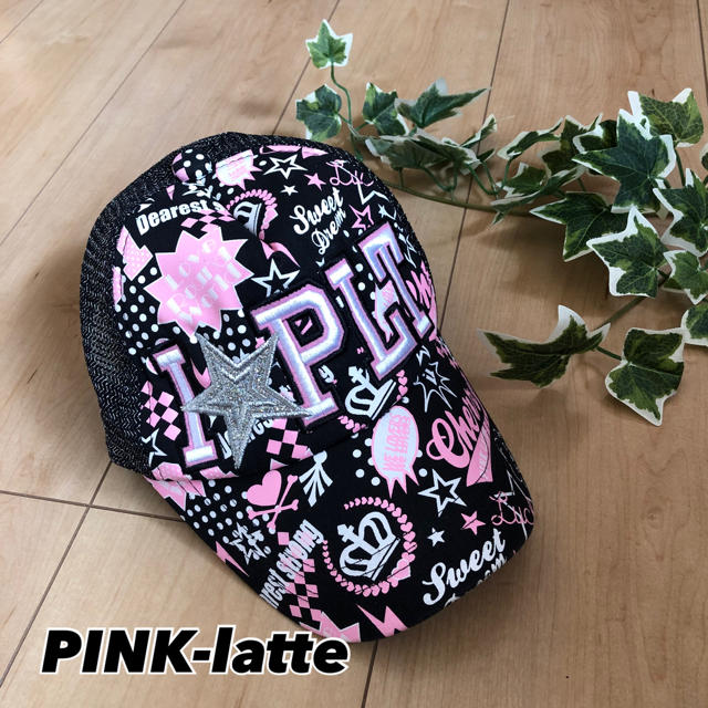 PINK-latte(ピンクラテ)のPINK-latte メッシュキャップ レディースの帽子(キャップ)の商品写真