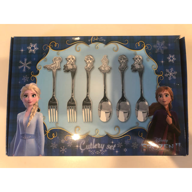 Disney(ディズニー)のアナと雪の女王2 カトラリーセット インテリア/住まい/日用品のキッチン/食器(カトラリー/箸)の商品写真