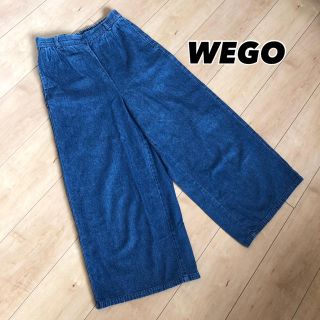 ウィゴー(WEGO)のWEGO デニム ワイドパンツ ガウチョパンツ(デニム/ジーンズ)