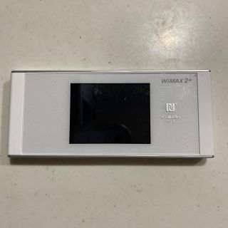 エーユー(au)のWiMAX2+ Speed Wi-Fi NEXT W05 充電器付き(PC周辺機器)