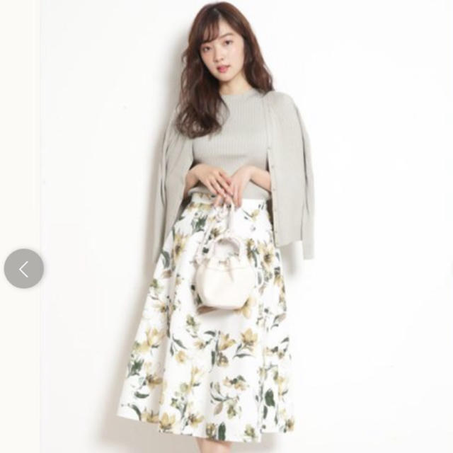 JUSGLITTY♡ジャスグリッティー 水彩フラワープリントスカート♡新品♡ | フリマアプリ ラクマ