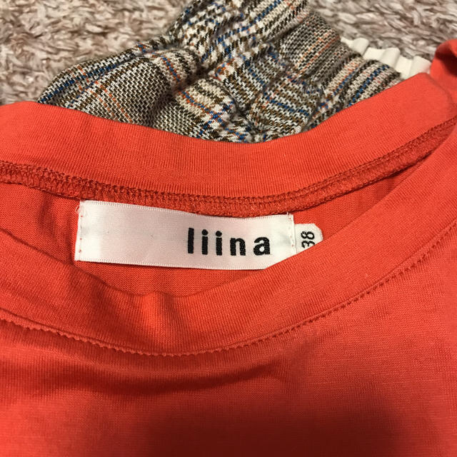 liina Tシャツ　カットソー レディースのトップス(Tシャツ(半袖/袖なし))の商品写真
