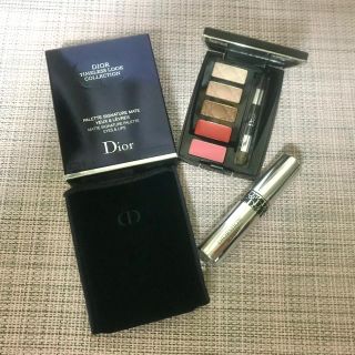 ディオール(Dior)の【新品】Dior アイシャドウ&リップ ミニパレット おまけミニマスカラ付き(リップグロス)