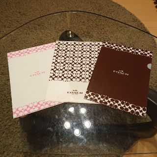 コーチ(COACH)のCOACH クリアファイル 新品・未使用品(クリアファイル)