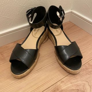 ナインウエスト(NINE WEST)の美品　ナインウエスト　ウエッジサンダル　5 1/2(サンダル)