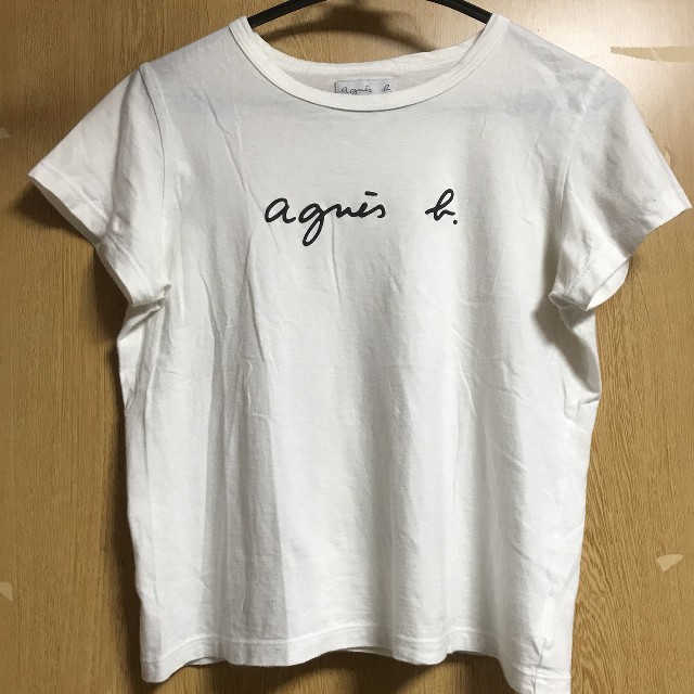 agnes b.(アニエスベー)のアニエスベー Ｔシャツ 白T Mサイズ お値下げ レディースのトップス(Tシャツ(半袖/袖なし))の商品写真