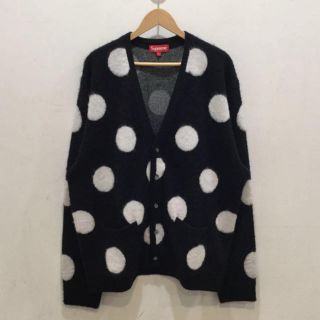 シュプリーム(Supreme)の(L)Supreme Brushed Polka Dot Cardigan(カーディガン)