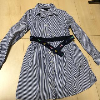 ラルフローレン(Ralph Lauren)のkidsシャツワンピース(ワンピース)