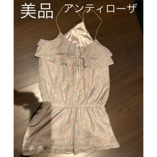 アンティローザ(Auntie Rosa)の美品Auntie Rosa アンティローザ　小花柄サロペット(サロペット/オーバーオール)