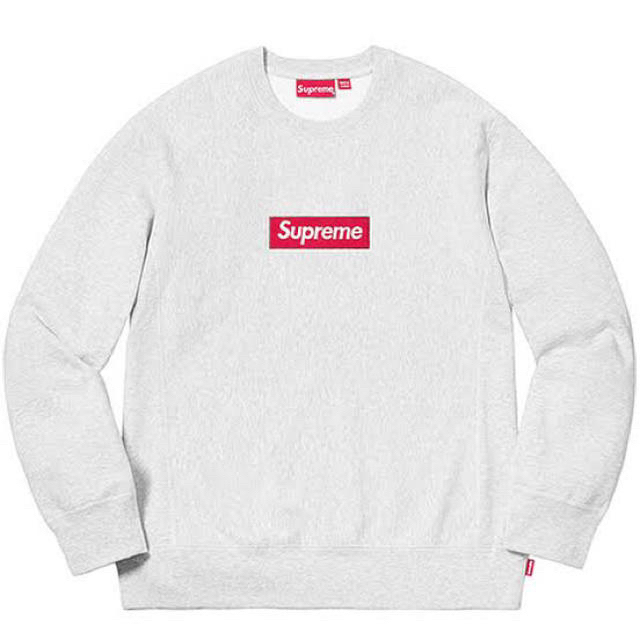 supreme  boxlogo 18aw Arh Grey S ボックスロゴ